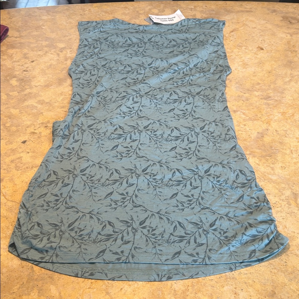 Women’s sage green tunic by Nomad’s Hemp Wear, size Small - Picture 7 of 8